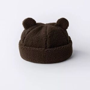 Zara Faux Shearling Hat With Ears